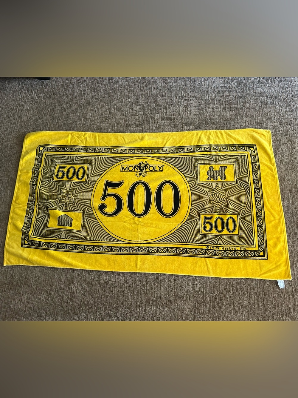 Department 56 Money Beach Towel - Yellow